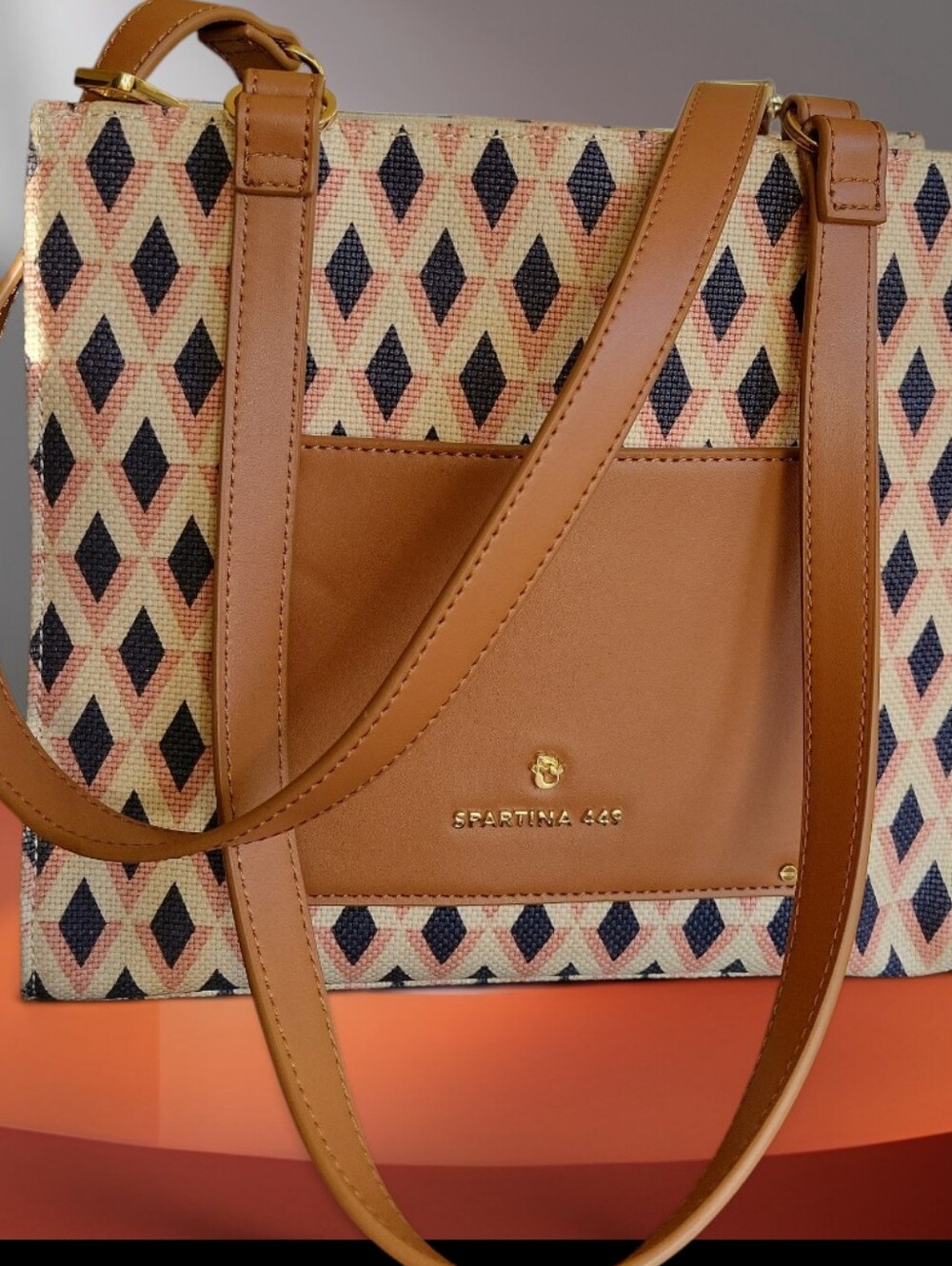 Spartina 449 Diamond-Print Barbee SylvIe Tote